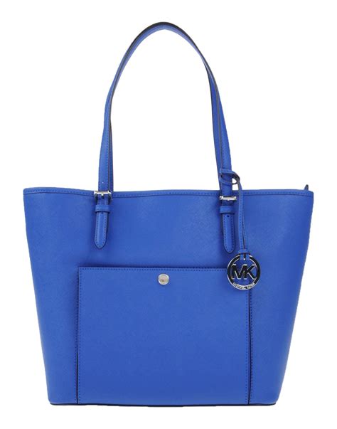 blue michael kors bag sale|Michael Kors blue tote bag.